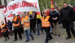 Manifestation contre l'austérité : Longwy dans le défilé