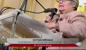 EVENEMENT,Conférence de presse de Jean-Pierre Bel