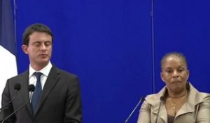 Visite de Manuel Valls et de Christiane Taubira en Corse