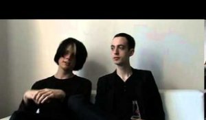 The Horrors 2009 interview - Joshua and Tom (part 1)