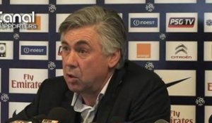 Conférence de presse de Carlo Ancelotti avant Nice-PSG