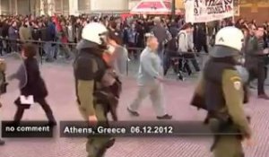 Grèce : manifestation étudiante à Athènes - no comment