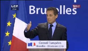 Évènements : Conférence de Presse de Nicolas Sarkozy