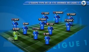 L'équipe-type de la 17e journée de Ligue 1
