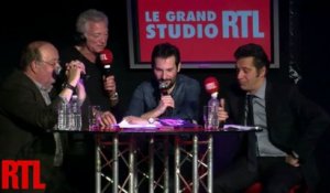 Laurent Gerra, Bernard Mabille et Régis Mailhot dans le Grand Studio RTL présenté par Laurent Boyer