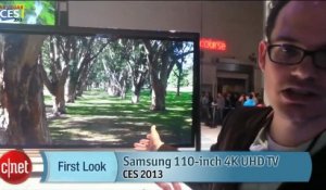 CES 2013 : la TV Samsung Ultra HD de 110 pouces