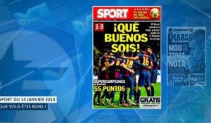 Le Barça, Mourinho et Van Persie dans votre revue de presse !