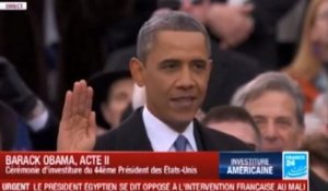 Barack Obama a prêté serment à Washington