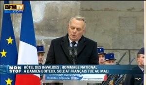 L'hommage de Jean-Marc Ayrault au soldat tué vendredi au Mali - 15/01
