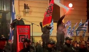 Grande manifestation de l'extrême-droite à Athènes