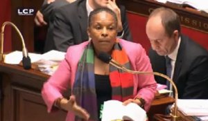 Le fou rire de Christiane Taubira à l'Assemblée nationale