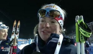 Itw de Marie-Maure Brunet et Marie Dorin - Médaillé d'argent relais Mixte Nove Mesto