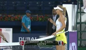 Dubaï - Bartoli cède contre Wozniacki