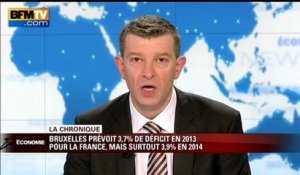 Chronique éco de Nicolas Doze : le déficit prévu par Bruxelles pour la France - 22/02