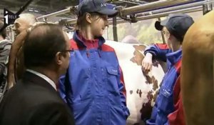 Le marathon de François Hollande au Salon de l'agriculture