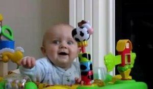 Un Bebe Panda Tres Peureux Sur Orange Videos