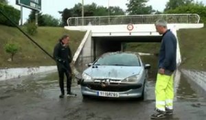 Violents orages sur Tarbes