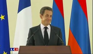 Nicolas Sarkozy s'adresser au gouvernement turc à propos du génocide arménien