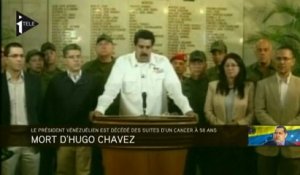 Nicolas Maduro : "une information dure et tragique"