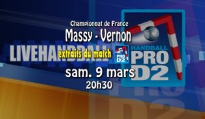 Extraits MASSY / VERNON - Handball ProD2