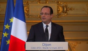 Discours du président de la République à la Mairie de Dijon