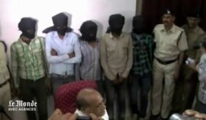 Viol en Inde : les suspects cagoulés affichés à la télévision