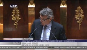 Jean-Louis Borloo vote la censure du gouvernement