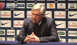Conférence de presse de Carlo Ancelotti avant PSG-Montpellier