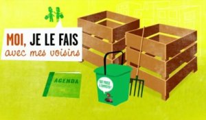 Compostage en pied d'immeuble à Strasbourg