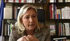 Affaire Cahuzac : Marine Le Pen "outrée par les amalgames"