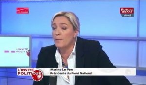 Marine Le Pen : "Entendre M. Ayrault parler de « république irréprochable », j’hésitais entre en rire et en pleurer."