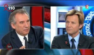 François Bayrou, invité de 13h15 le Dimanche sur France2 - 070413