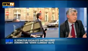 BFM STORY: Le sénateur socialiste Gaëtan Gorce dénonce une "dérive clanique" au PS - 09/04