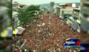 Vénézuéla: derniers meetings avant la présidentielle...
