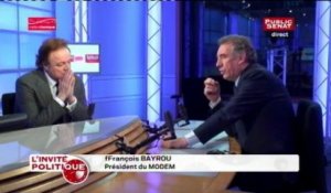 François Bayrou, l'Invité Politique de Public Sénat - 110413