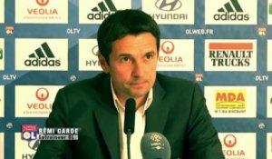 OL : Rémi Garde affiche sa satisfaction