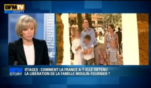 BFM STORY: Elisabeth Guigou souligne le rôle de Laurent Fabius dans la libération des otages français - 19/04
