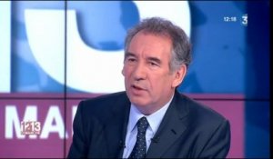 François Bayrou, invité de 12-13 Dimanche sur France3 - 210413