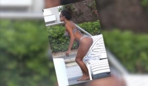 Vida Guerra en bikini à Miami