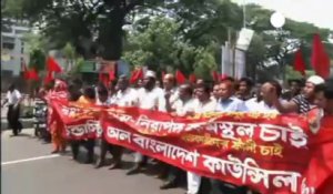 Constestation ouvrière au Bangladesh: manifestations et...