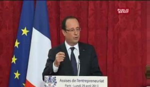 Hollande caresse l’entreprise dans le sens du poil