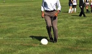 Barack Obama, footballeur de talent !