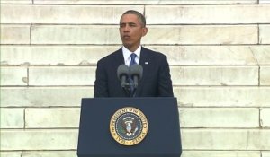 Obama salue Martin Luther King, mais appelle à la "vigilance"