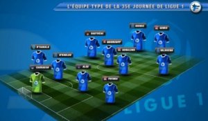 L'équipe-type de la 35e journée de Ligue 1