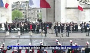 François Hollande préside les cérémonies du 8 mai