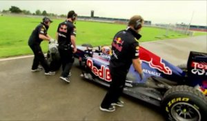 Jean-Eric Vergne teste la Red Bull