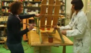 Vidéo: fabriquer un fauteuil dans l'esprit Adirondack