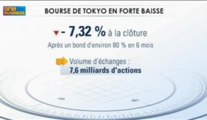 Philippe Béchade : Le flash crash du marché japonnais, Intégrale Bourse - 23 mai
