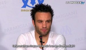 Valbuena : "Pas de départ en vue"