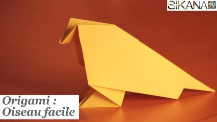Comment faire un oiseau en origami